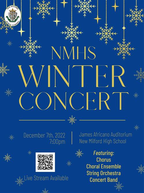 NMHS Winter Concert 7:00PM at the James Africano Auditorium 
